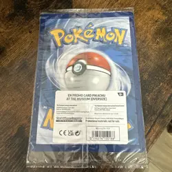 Pikachu At The Museum Jumbo Promo Card Sealed Pokemon - Image 2