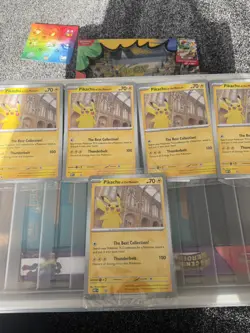 Pikachu At The Museum Jumbo Promo Card. Fast shipping x5 sealed pokemon cards - Image 1