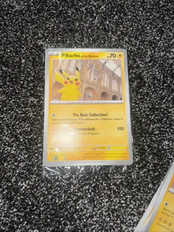 Pikachu At The Museum Jumbo Promo Card. Fast shipping x5 sealed pokemon cards - Image 2