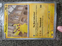 Pokemon Card 2026 Pikachu at the Natural History Museum Sealed Jumbo Promo - Image 3