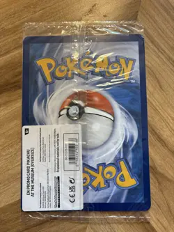 Pokemon TCG Pikachu Pokemon Promo. Pikachu At The Museum Jumbo Card Sealed New - Image 2