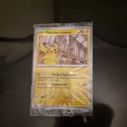 Pokemon TCG Pikachu At The Museum Jumbo Promo Card 2026 - Sealed - New - Image 1