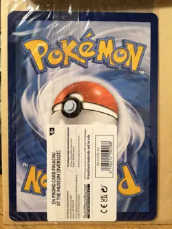 Pokemon Pikachu At The Museum Jumbo Oversize Promo Card Sealed Mint Condition - Image 2