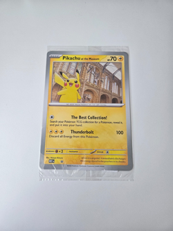 Pokemon Pikachu At The Museum Jumbo Oversize Promo Card Sealed Mint Condition - Image 1