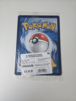 Pokemon Pikachu At The Museum Jumbo Oversize Promo Card Sealed Mint Condition - Image 2