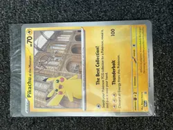 Pokemon TCG Pikachu At The Museum Jumbo Promo Card Sealed - Image 1