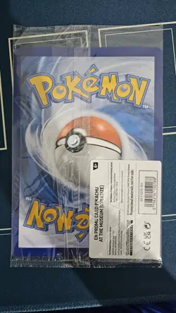 Pokemon TCG Pikachu At The Museum Jumbo Promo Card Sealed - Image 2