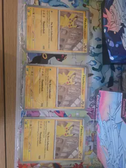 3x Pokemon Pikachu At The Museum Jumbo Promo Card New Sealed - Image 1