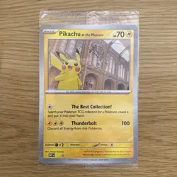Pokemon TCG Pikachu At The Museum Jumbo Promo Card 2026 - Sealed - New - Image 1