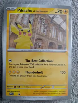 Pokemon TCG Pikachu At The Museum Jumbo Promo Card 2026 - Sealed - New - Image 1