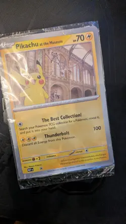 Pokemon TCG Pikachu At The Museum Jumbo Promo Card 2026 - Sealed - New - Image 1