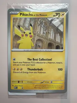 Pokemon TCG Pikachu At The Museum Jumbo Promo Card 2026 - Sealed - New - Image 1