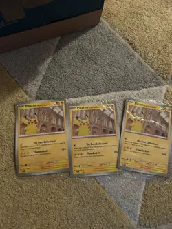 Pokemon TCG Pikachu At The Museum Jumbo Card Promo - Sealed x 3 - Image 2