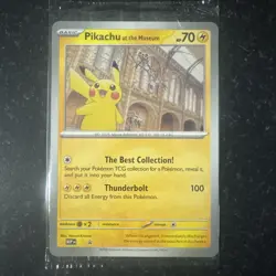 Pikachu At The Museum Jumbo Pokemon Card Promo Card Sealed - Image 2