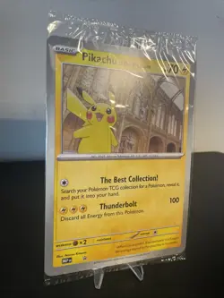 Pokemon TCG Pikachu At The Museum Jumbo Promo Card Brand New And Sealed - Image 3