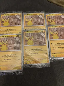 Pikachu At The Museum Jumbo Promo Card Pokemon TCG, New Sealed - Image 3
