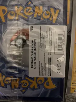 Pikachu At The Museum Jumbo Promo Card Pokemon TCG, New Sealed - Image 4