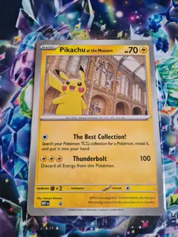 Pokemon TCG *JUMBO* Card Bundle (10pc) Inc Sealed Pikachu at the Museum PROMO - Image 2