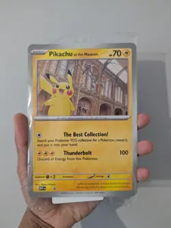 Pokemon TCG Pikachu At The Museum Jumbo Promo Card 2026 - Sealed - New - Image 1