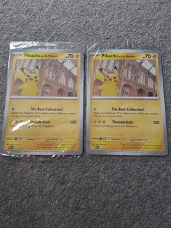 Pokemon - pikachu at the museum promo jumbo card (New and sealed) X2 - Image 1