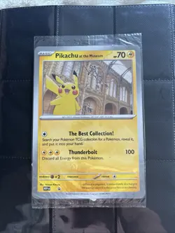 Pokemon - Pikachu Night At The Museum Jumbo Promo Card - Brand New and Sealed - Image 1