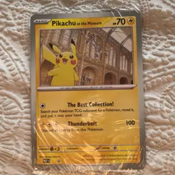 Pokemon MEP Pikachu At The Museum Jumbo Pokemon Card Promo Sealed Mint - Image 1
