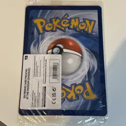 Pikachu At The Museum, Pokemon X Natural History Museum Jumbo Promo Card Sealed - Image 2