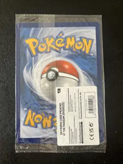 Pokemon TCG Pikachu At The Museum Jumbo Promo Card Sealed Brand New - Image 2