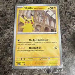 Pokemon TCG - Pikachu at the Museum - Oversized Jumbo Promo Card - New Sealed - Image 1