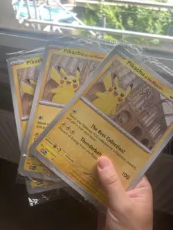 Pokemon TCG Pikachu At The Museum Promo Card Jumbo Card Sealed New - Image 3