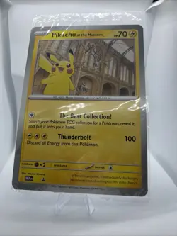 Pokemon TCG Pikachu At The Museum Promo Card Jumbo Mint Sealed UK FAST SHIPPING - Image 3