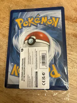 Pokemon Pikachu At The Museum Jumbo Promo Card - FACTORY SEALED With Barcode - Image 2