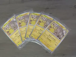 Pokemon - Pikachu At The Museum Promo Card (JUMBO X5) New Sealed - Image 1
