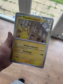 Pokemon TCG Pikachu At The Museum Black Star Promo Jumbo Card Sealed - Image 1