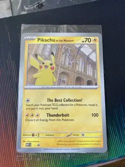 Pokemon TCG Pikachu At The Museum Black Star Promo Jumbo Card Sealed - Image 3