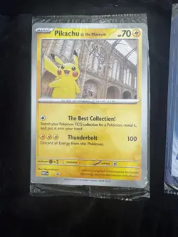 Pokemon TCG Pikachu At The Museum Jumbo Promo Card Brand New Sealed - Image 3