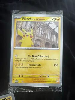 Pokemon TCG Pikachu At The Museum Jumbo Promo Card Brand New Sealed - Image 5