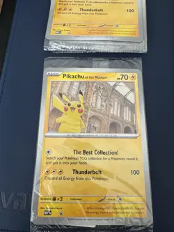 Pokemon TCG Pikachu At The Museum Jumbo Promo National History Card Sealed - Image 1
