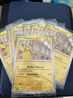 Pokemon TCG Pikachu At The Museum Jumbo Promo National History Card Sealed - Image 3