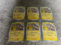 6 x Sealed Pikachu At The Museum Natural History Museum Jumbo Pokemon Promo Card - Image 1