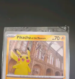 Pokemon Pikachu At The Museum x Natural History Museum Sealed Jumbo Promo Card - Image 3