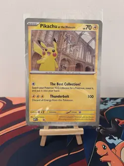 Pokemon TCG: Pikachu At The Museum Jumbo Card Promo - New & Sealed UK - Image 1