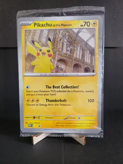 Pokemon TCG: Pikachu At The Museum Jumbo Promo Card - SEALED ✅🔥 - Image 1