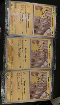 Pokemon TCG Pikachu At The Museum Promo Jumbo Card Sealed X 3 - Image 2