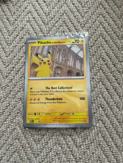 4x Pokemon TCG Pikachu At The Museum - Jumbo Promo Card Exclusive - NEW / Sealed - Image 2