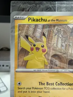 Pikachu At The Museum JUMBO Promo card - SEALED - Pokemon TCG - Image 2