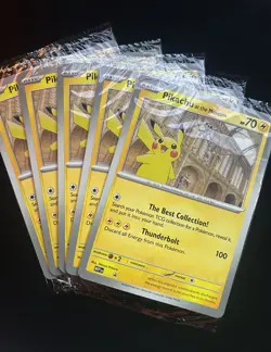 Pikachu at the Museum SEALED Jumbo Promo Pokemon card TCG Natural History Museum - Image 3