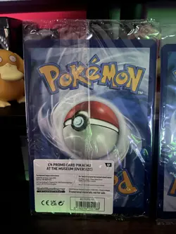2x Sealed Pikachu At The Museum Natural History Museum Jumbo Pokemon Promo Card - Image 2