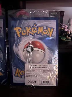 2x Sealed Pikachu At The Museum Natural History Museum Jumbo Pokemon Promo Card - Image 3