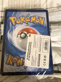 Pokemon TCG Pikachu At The Museum Jumbo Promo Card. Sealed - Image 2
